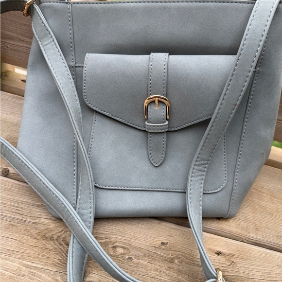 Blush Light Blue Crossbody Bag - Picture 8 of 8